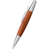 Faber-Castell E-Motion, Pearwood, Brown/Chrome Ballpoint Pen-Pen Boutique Ltd