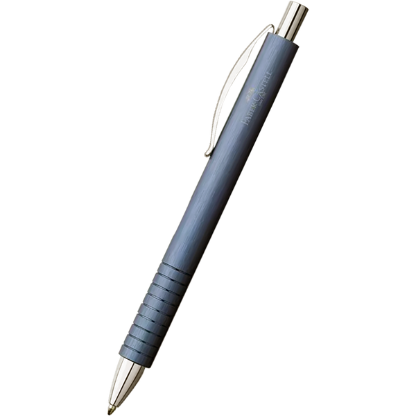 Faber Castell Essentio Ballpoint Pen - Aluminum Blue-Pen Boutique Ltd