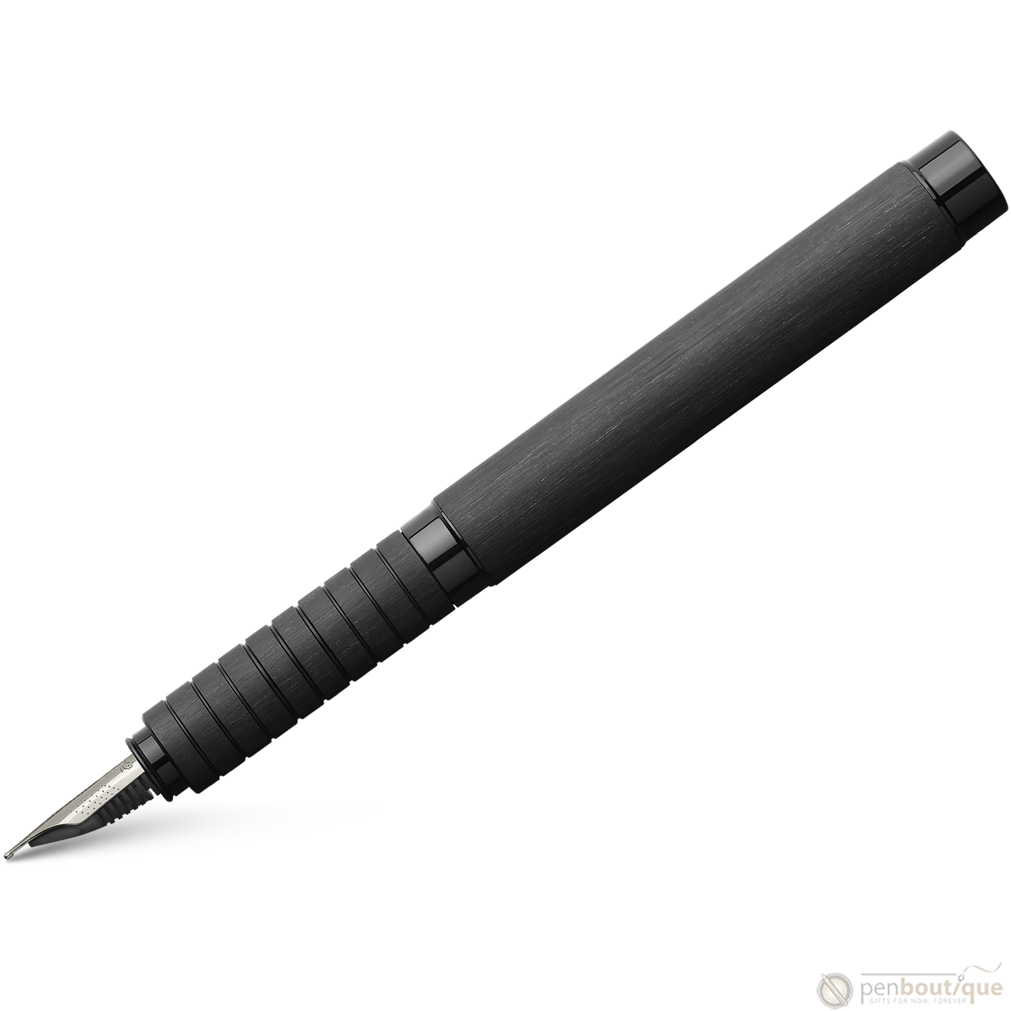 Faber Castell Essentio Fountain Pen - Aluminum Black-Pen Boutique Ltd