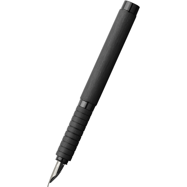 Faber Castell Essentio Fountain Pen - Aluminum Black-Pen Boutique Ltd