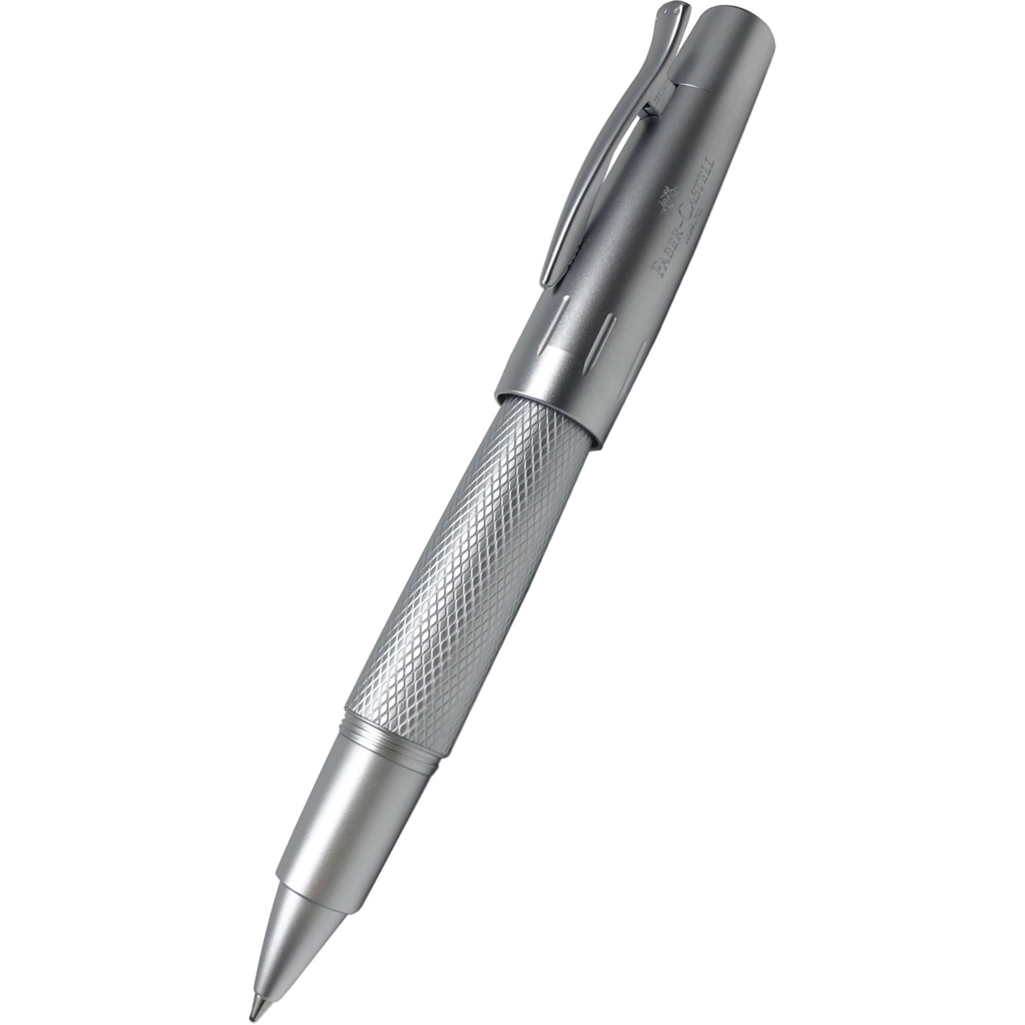 Faber-Castell E-Motion Rollerball Pen - Pure Silver