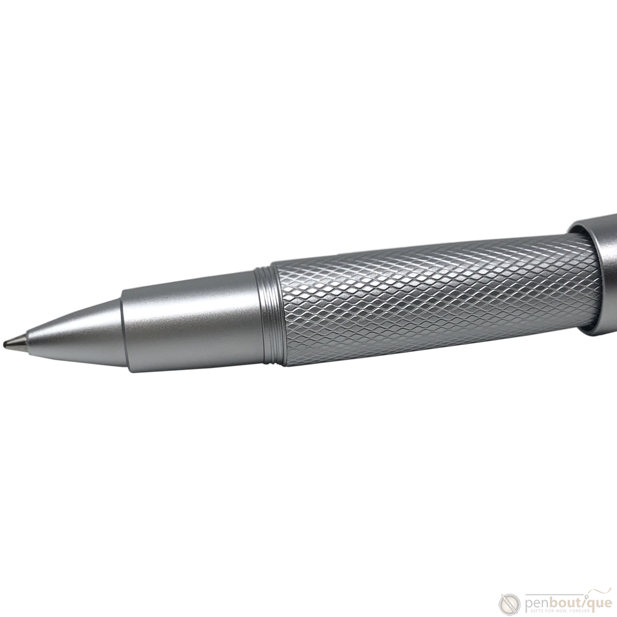Faber-Castell Design E-Motion Rollerball Pen - Pure Silver-Pen Boutique Ltd