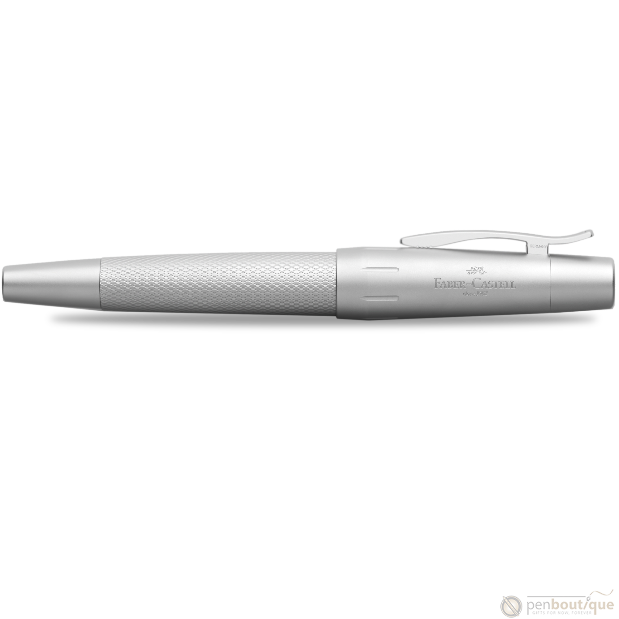 Faber-Castell Design E-Motion Rollerball Pen - Pure Silver-Pen Boutique Ltd