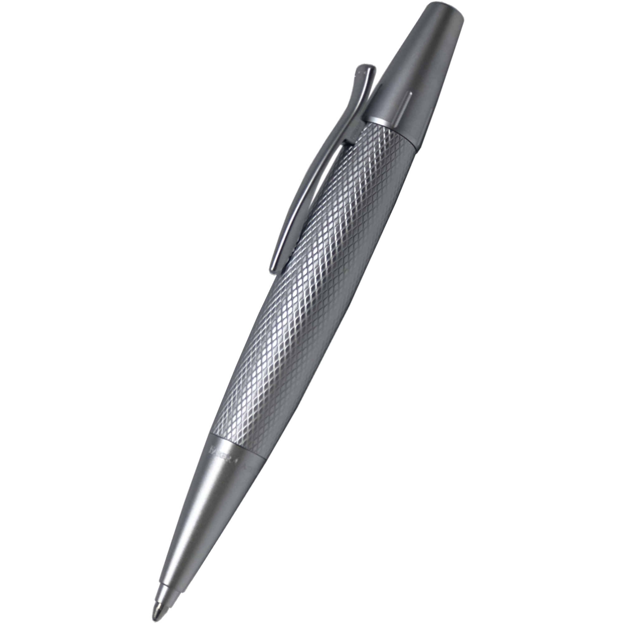 Faber-Castell Design E-Motion Ballpoint Pen - Pure Silver-Pen Boutique Ltd