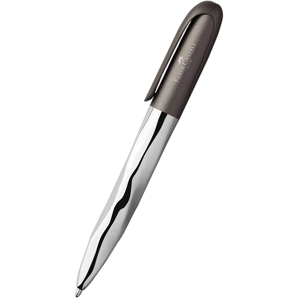 Faber Castell N'ice Ballpoint Pen - Metallic Grey-Pen Boutique Ltd