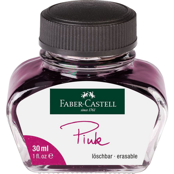 Faber-Castell Pink Ink Bottle - 30 ml-Pen Boutique Ltd