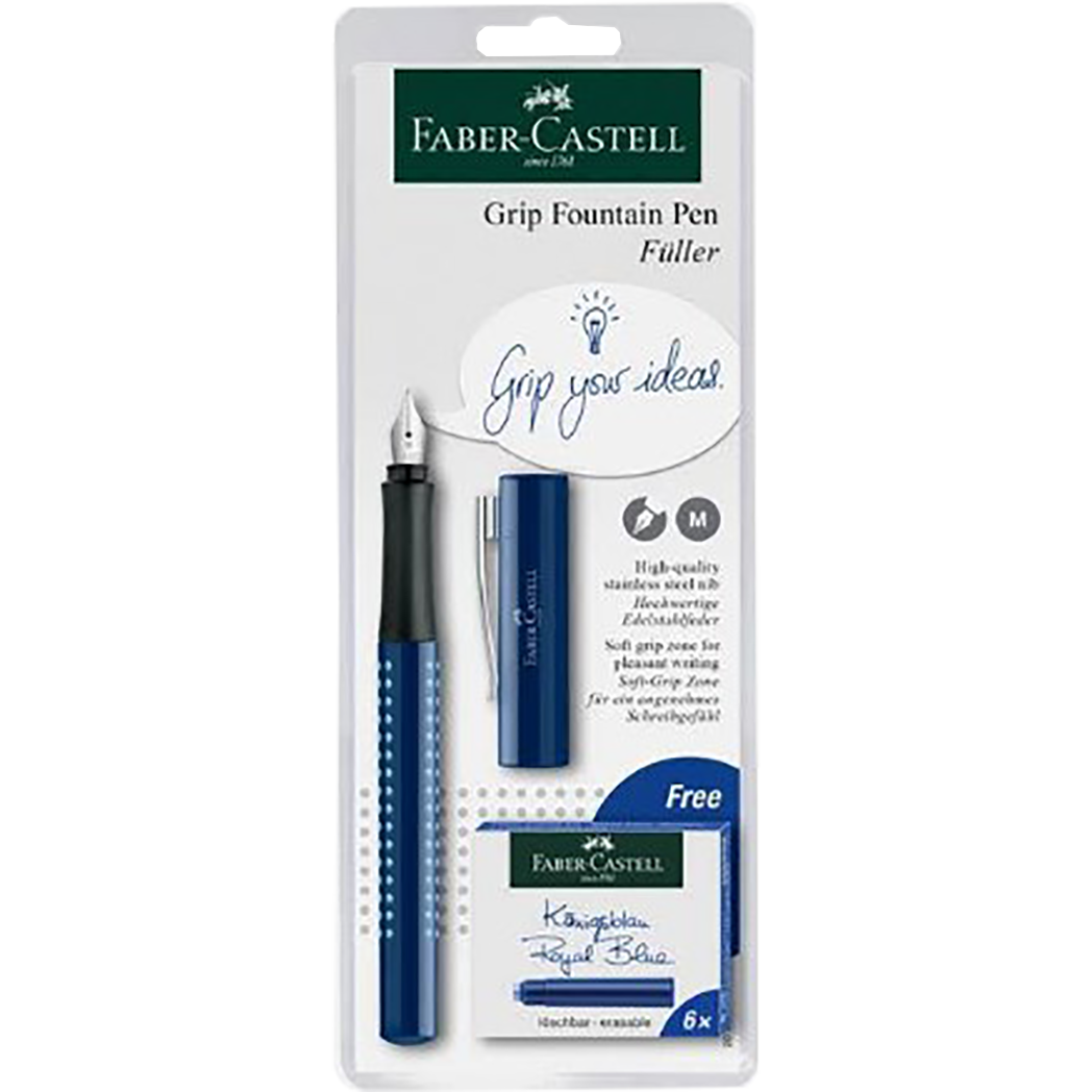 Faber-Castell Grip Set - Blue-Pen Boutique Ltd