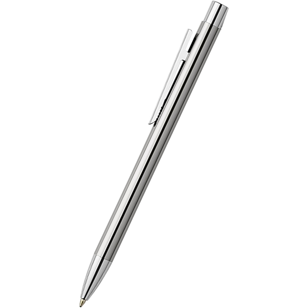 Faber Castell NEO Slim Ballpoint Pen - Polished Stainless Steel-Pen Boutique Ltd