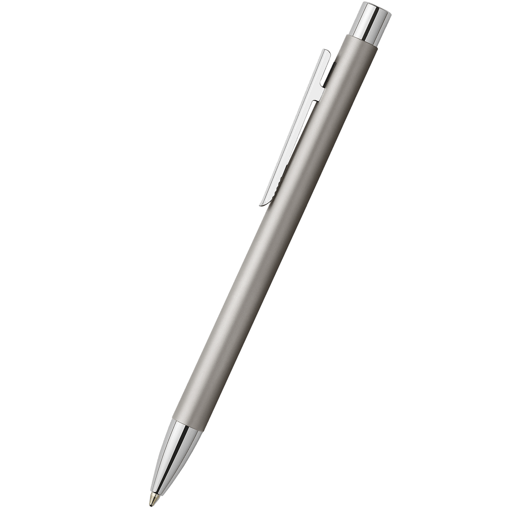 Faber-Castell NEO Slim Ballpoint Pen - Matte Stainless Steel - Pen Boutique Ltd
