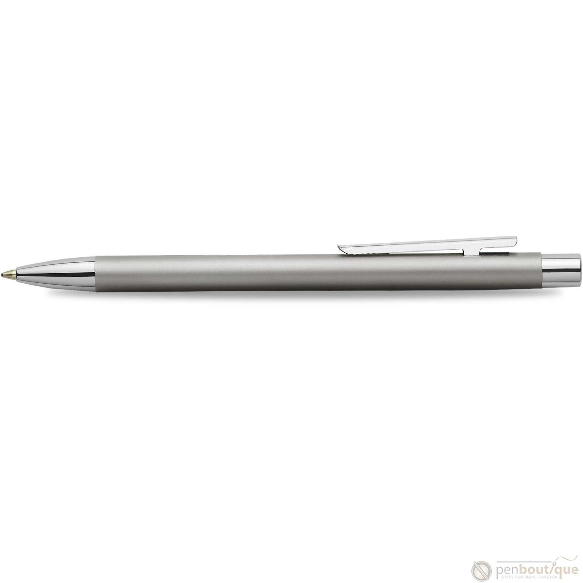 Faber Castell NEO Slim Ballpoint Pen - Matte Stainless Steel-Pen Boutique Ltd