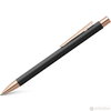 Faber Castell NEO Slim Ballpoint Pen - Black Matte w/ Rose Gold-Pen Boutique Ltd