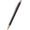 Faber Castell NEO Slim Ballpoint Pen - Black Matte w/ Rose Gold-Pen Boutique Ltd