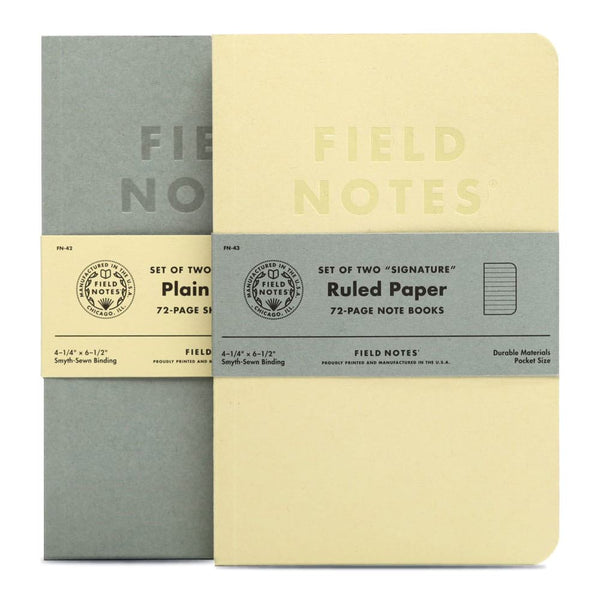 Field Notes Signature Notebooks - Ruled-Pen Boutique Ltd