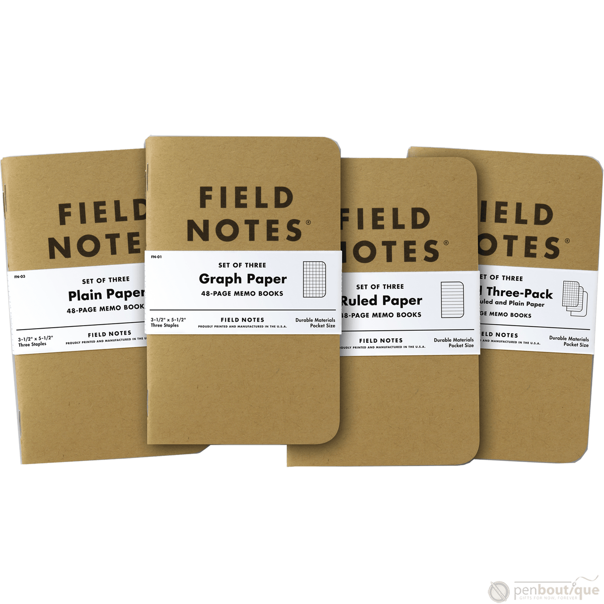 Field Notes Labels Field Notes Brand Original Plain 3-pack 3½