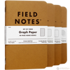 Field Notes Brand Original Graph 3-pack 3½" × 5½"-Pen Boutique Ltd