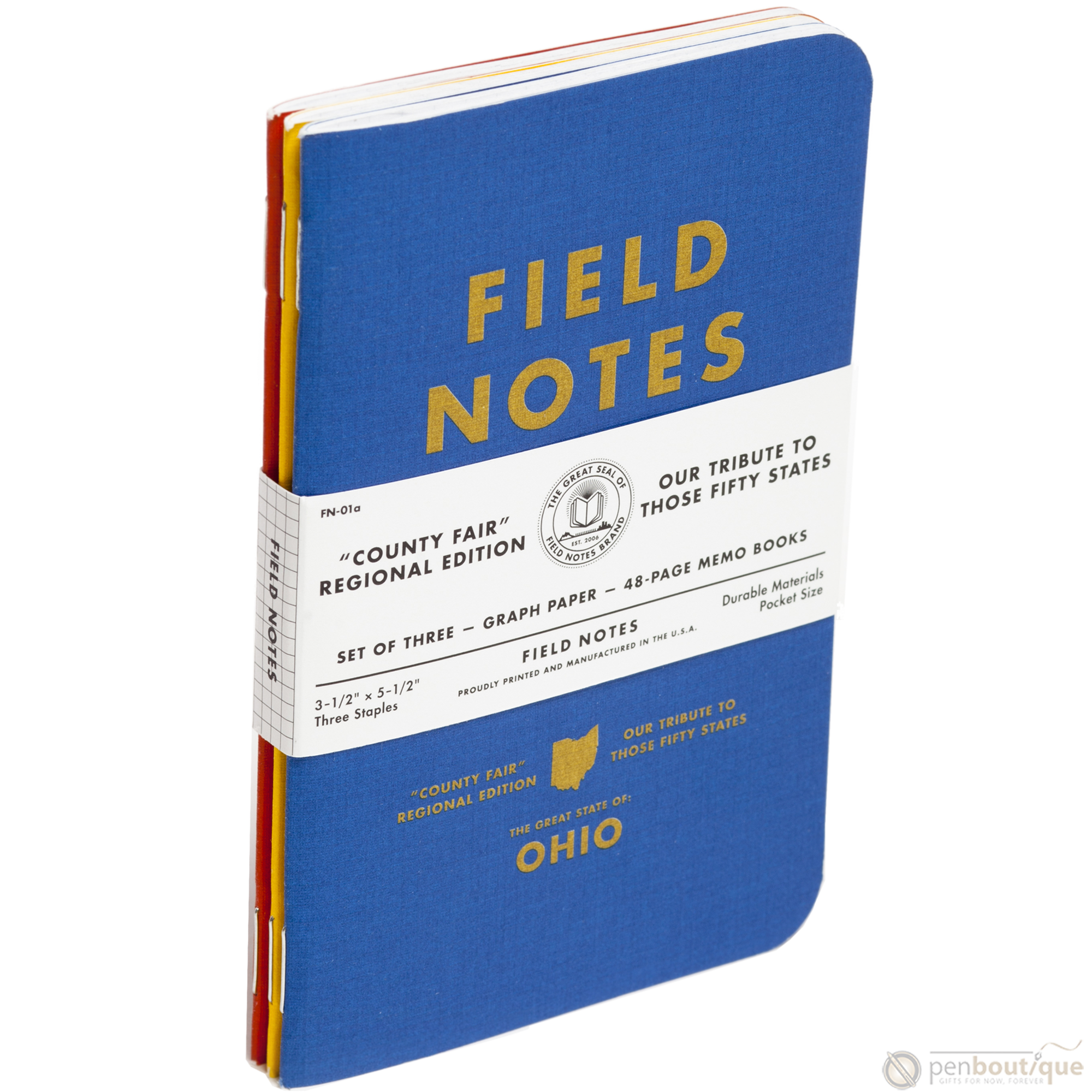 Field Notes Maryland County Fair 3-pack 3½" × 5½" Graph-Pen Boutique Ltd