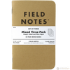 Field Notes Brand Original Mixed 3-pack 3½" × 5½"-Pen Boutique Ltd
