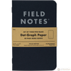 Field Notes Pitch Black 3-pack 3½" × 5½" Dot Graph-Pen Boutique Ltd