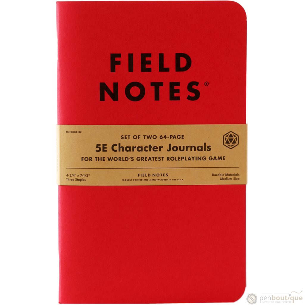 Field Notes Brand 5E Character Journal-Pen Boutique Ltd