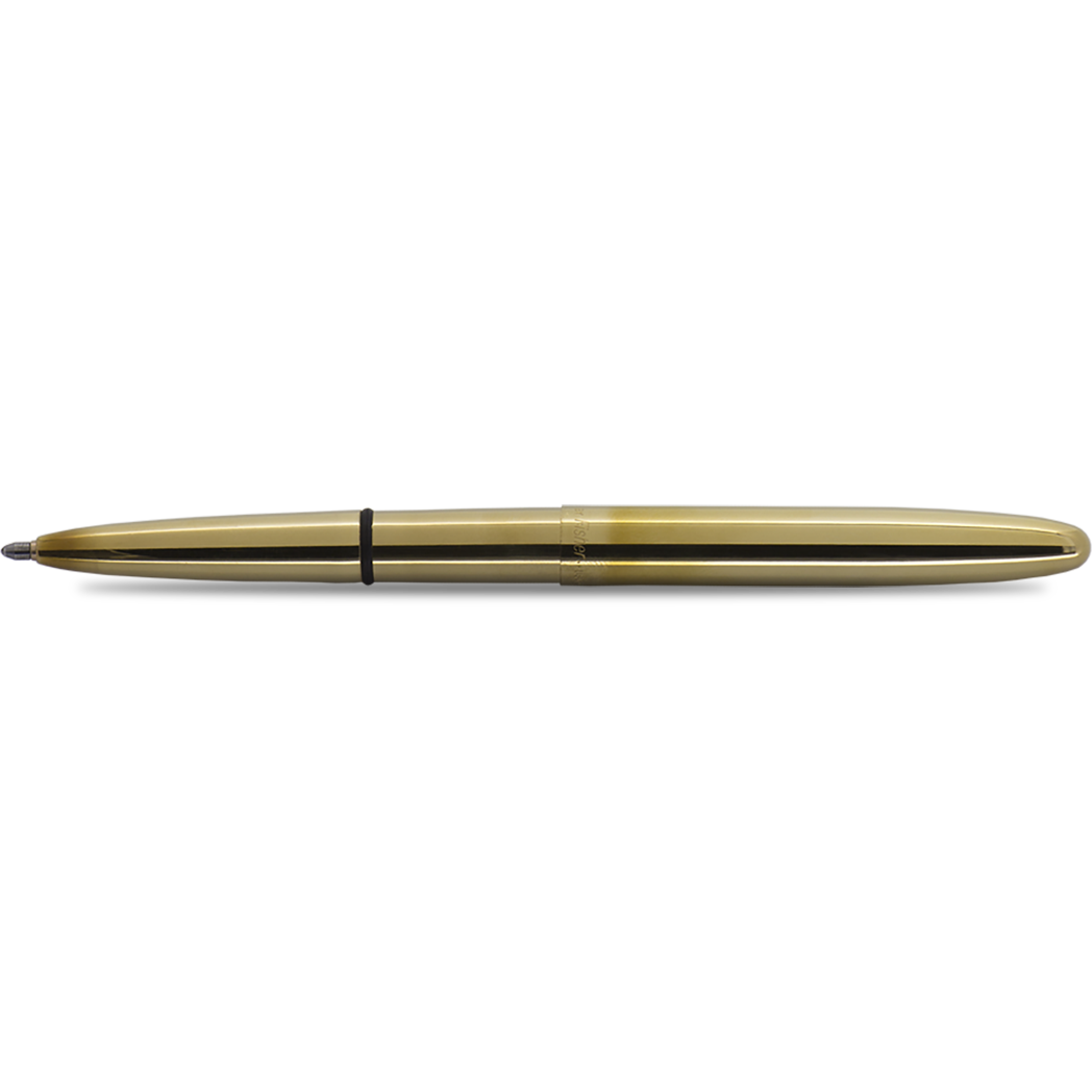 Fisher Space Pen Bullet Ballpoint Pen - Medium Point - Raw Brass