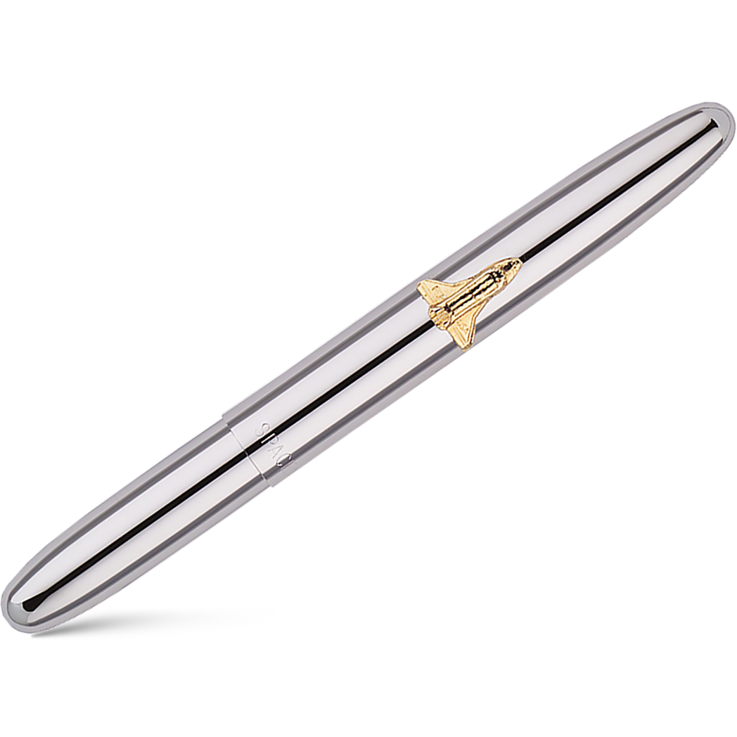 Fisher Space Bullet with Shuttle Ballpoint Pen - Chrome-Pen Boutique Ltd