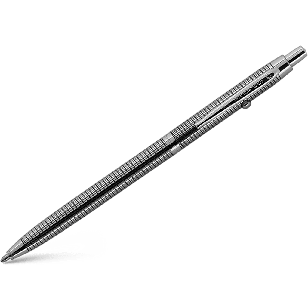 CH4BC - Matte Black Shuttle Space Pen with Chrome Accents