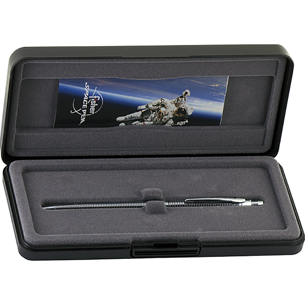Fisher Space Grid Design Shuttle Ballpoint Pen - Black-Pen Boutique Ltd