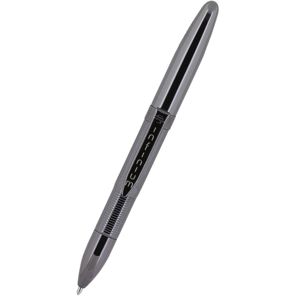 Fisher Space Infinium Titanium Nitride Ballpoint Pen with blue ink - Black-Pen Boutique Ltd