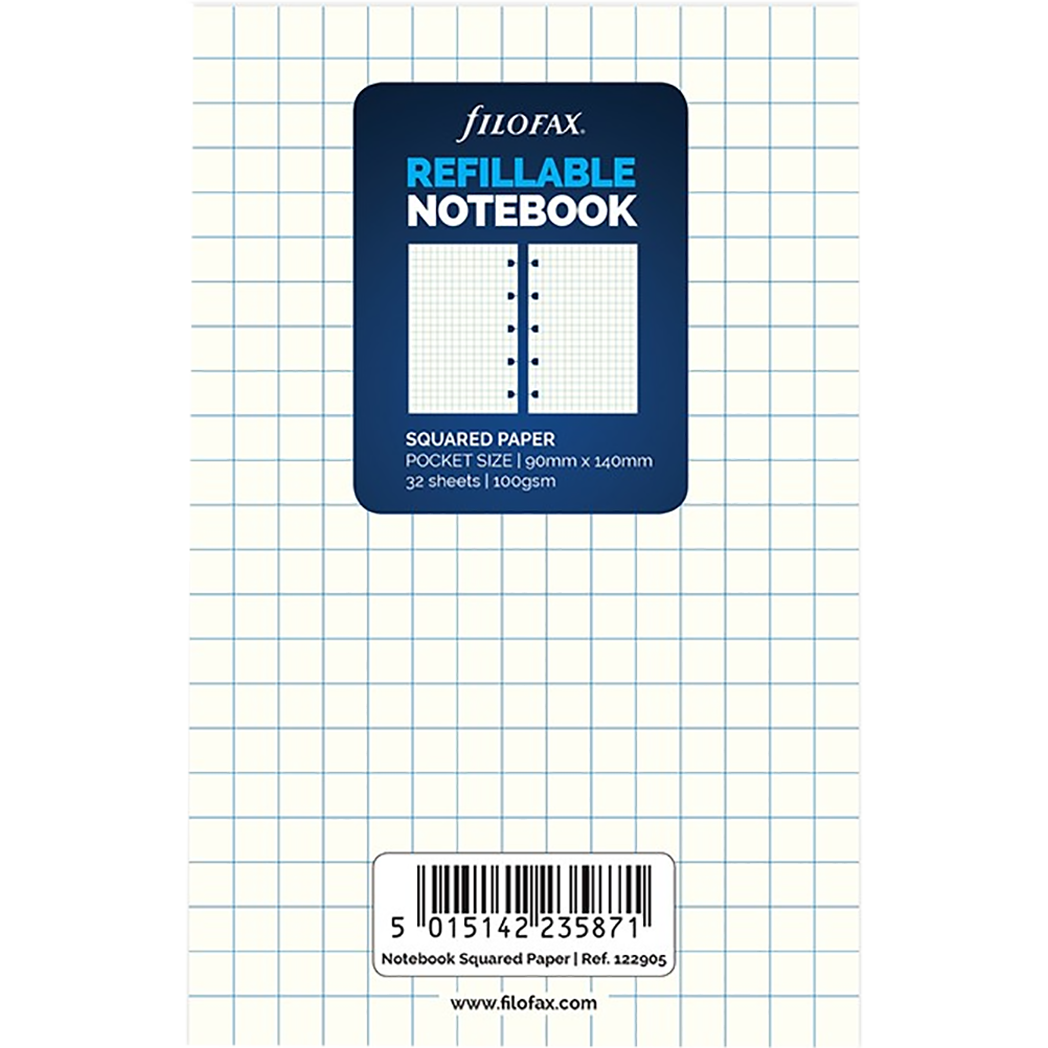 Filofax Pocket Notebook Refill