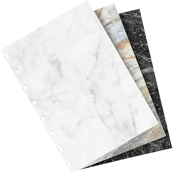 Filofax Notebook Marbled Refill - A5-Pen Boutique Ltd