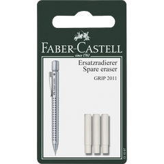 Faber-Castell Erasers for Grip 2010/2011 Pencil -3 per pack-Pen Boutique Ltd