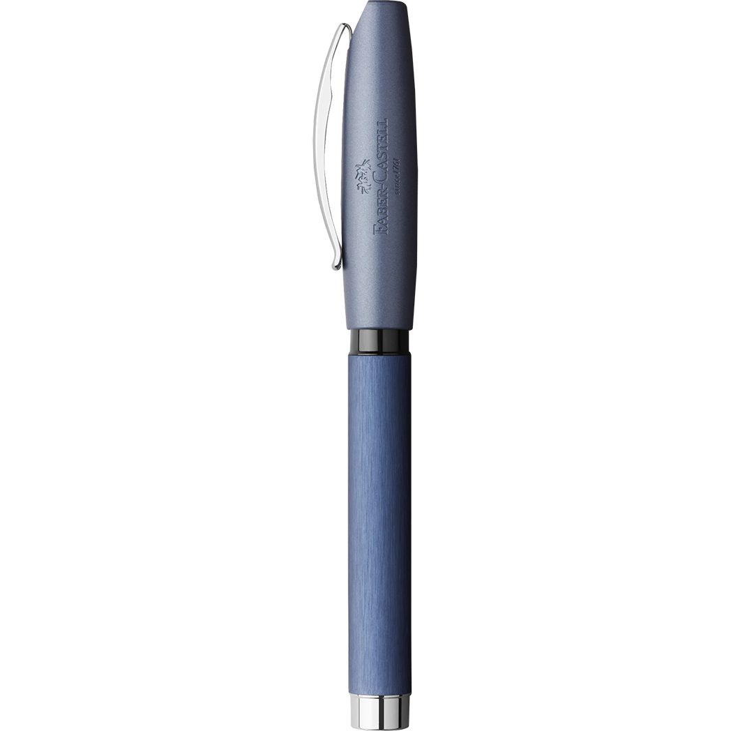 Faber Castell Essentio Fountain Pen - Aluminum Blue-Pen Boutique Ltd
