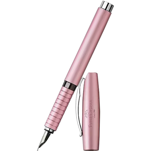 Faber Castell Essentio Fountain Pen - Aluminum Rose-Pen Boutique Ltd