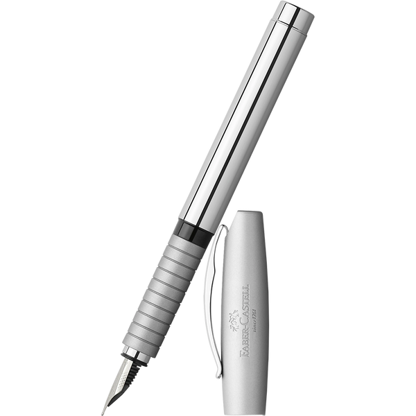 Faber-Castell Essentio Polished Metal Fountain Pen-Pen Boutique Ltd