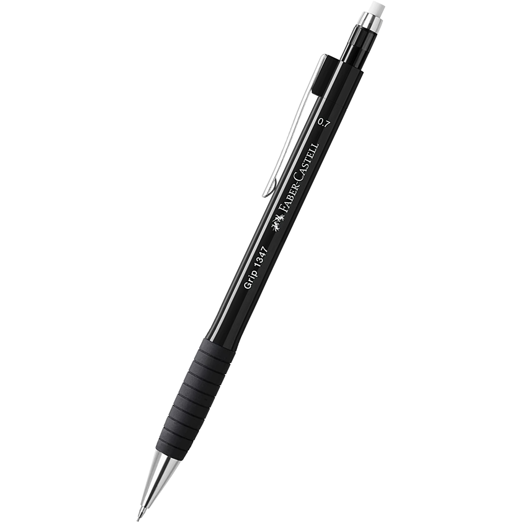 Faber-Castell Grip 1347 Mechanical Pencil - Black - 0.7mm - Pen Boutique Ltd