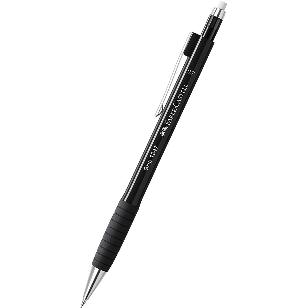 Faber-Castell 205206 - Mechanical pencil Grip Matic black, 5 pieces, hardness B, marker 0.7 mm, incl. eraser Faber-Castell 205206 - Mechanical pencil Grip Matic black, 5 pieces, hardness B, marker 0.7 mm, incl. eraser