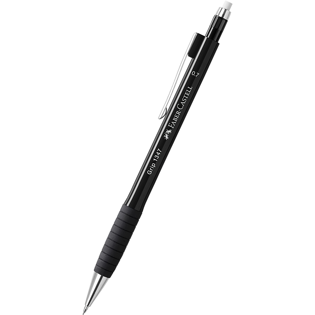 Faber-Castell Grip 1347 Mechanical Pencil - Black - 0.7mm-Pen Boutique Ltd