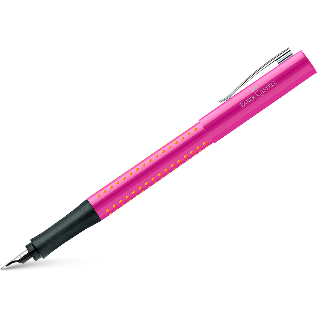 Faber-Castell Grip 2010 Fountain Pen - Pink-Pen Boutique Ltd