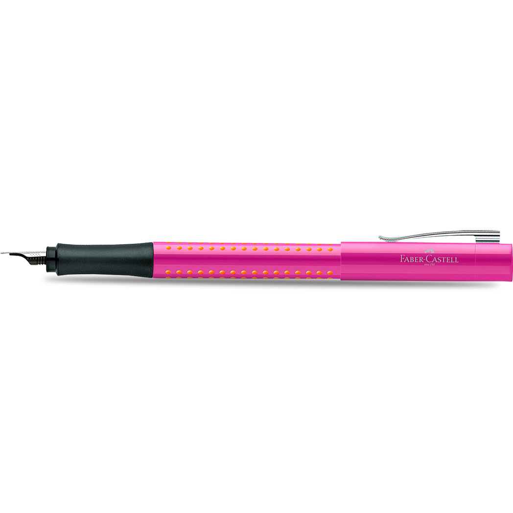 Faber-Castell Grip 2010 Fountain Pen - Pink-Pen Boutique Ltd