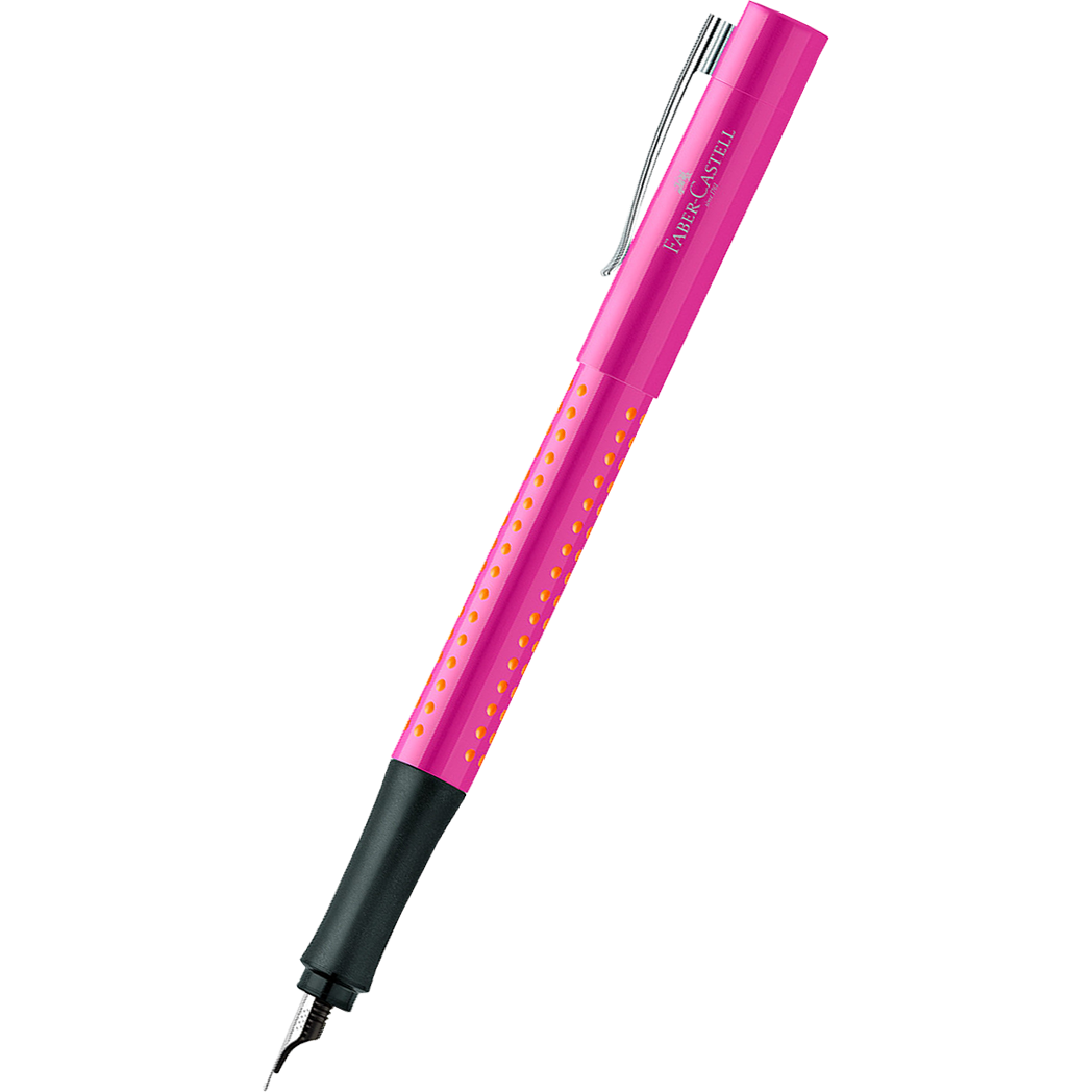 Faber-Castell Grip 2010 Fountain Pen - Pink-Pen Boutique Ltd