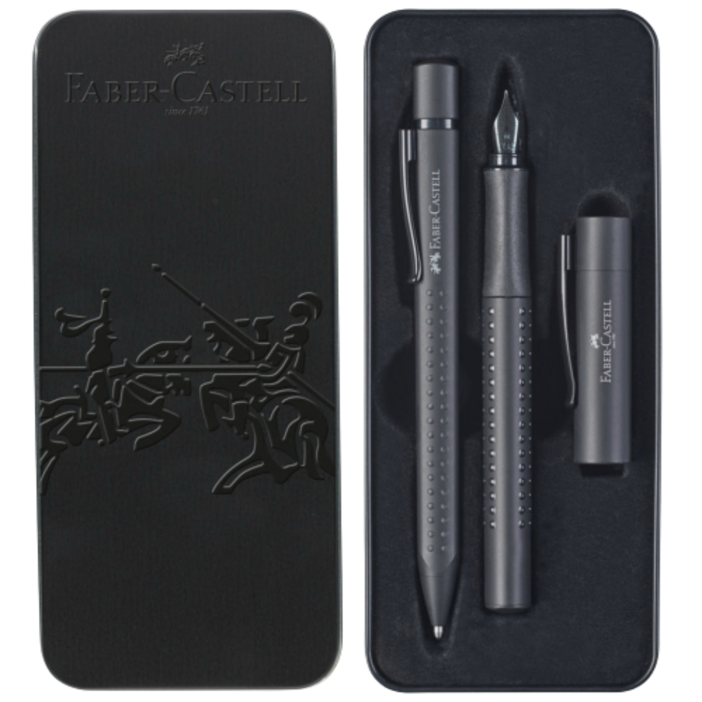 Faber-Castell Grip 2011 Set - Black Edition-Pen Boutique Ltd