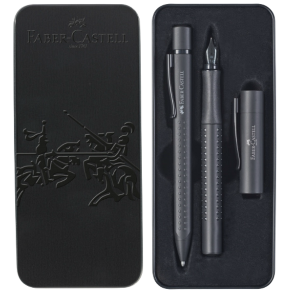 Faber-Castell Grip 2011 Set - Black Edition-Pen Boutique Ltd