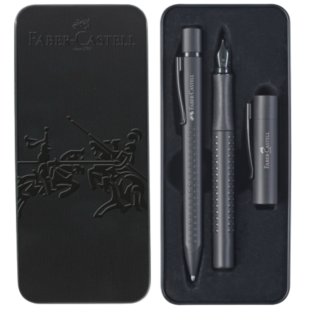 Faber-Castell Grip 2011 Set - Black Edition-Pen Boutique Ltd