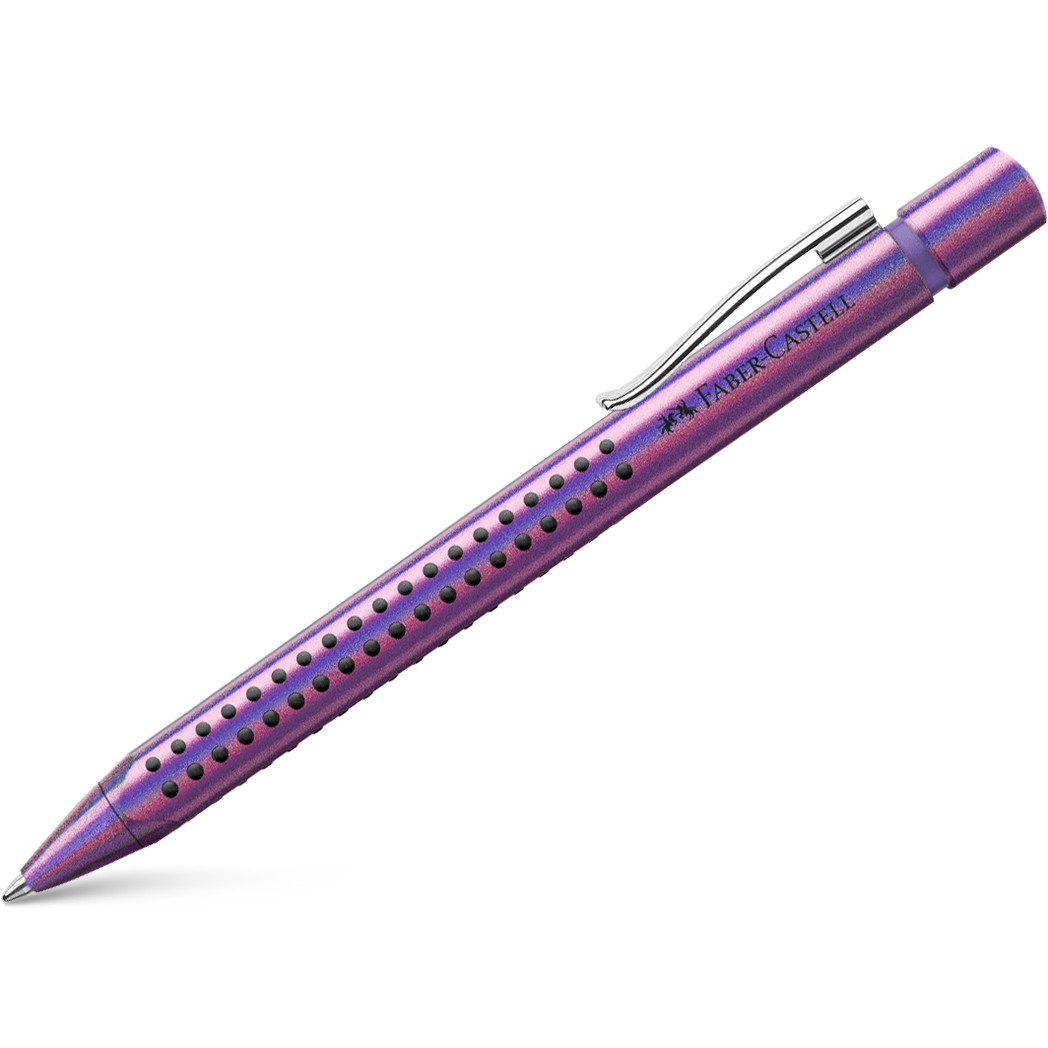 Faber-Castell Grip Ballpoint Pen - Glam Edition - Violet-Pen Boutique Ltd