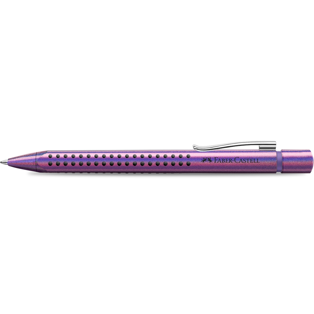 Faber-Castell Grip Ballpoint Pen - Glam Edition - Violet-Pen Boutique Ltd