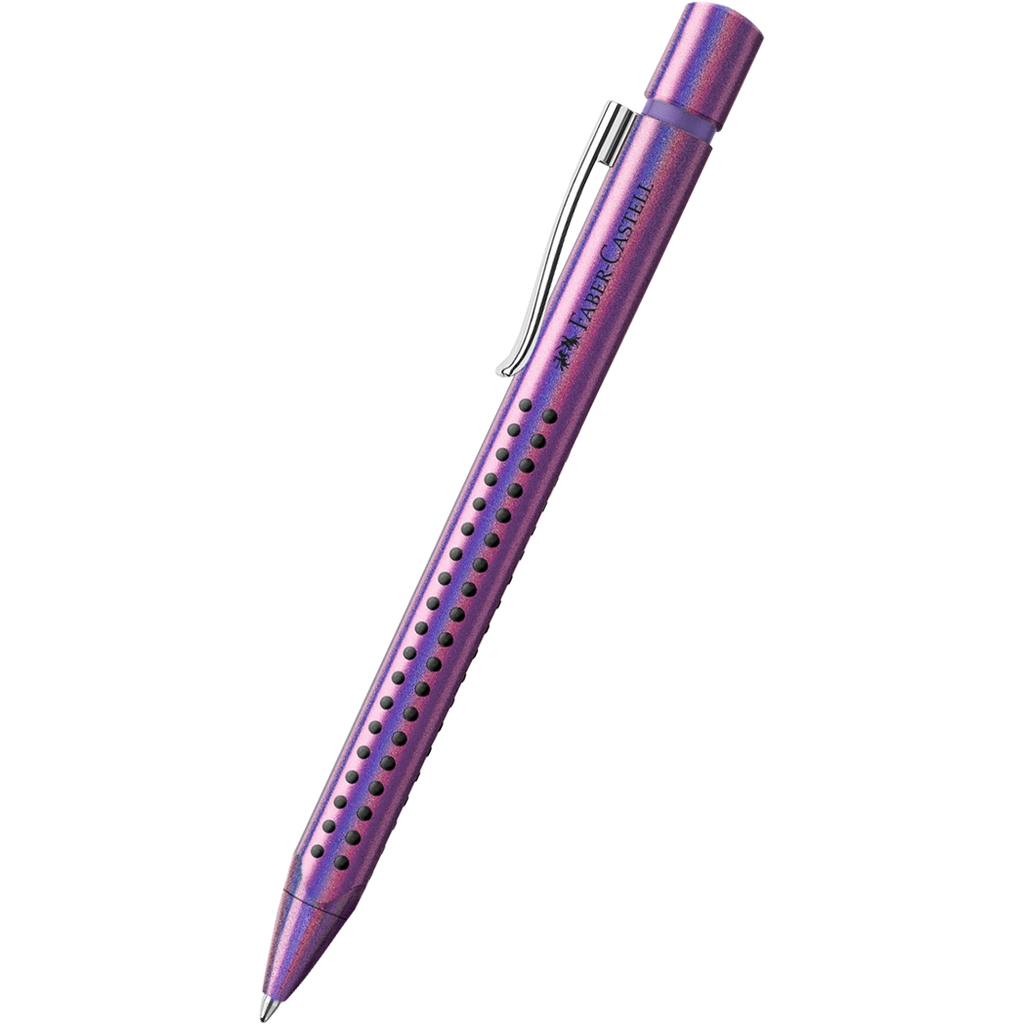 Faber-Castell Grip Ballpoint Pen - Glam Edition - Violet-Pen Boutique Ltd