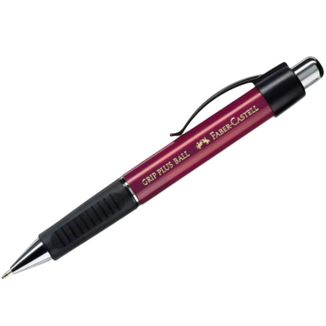 Faber Castell Grip Plus Ballpoint Pen - Red-Pen Boutique Ltd