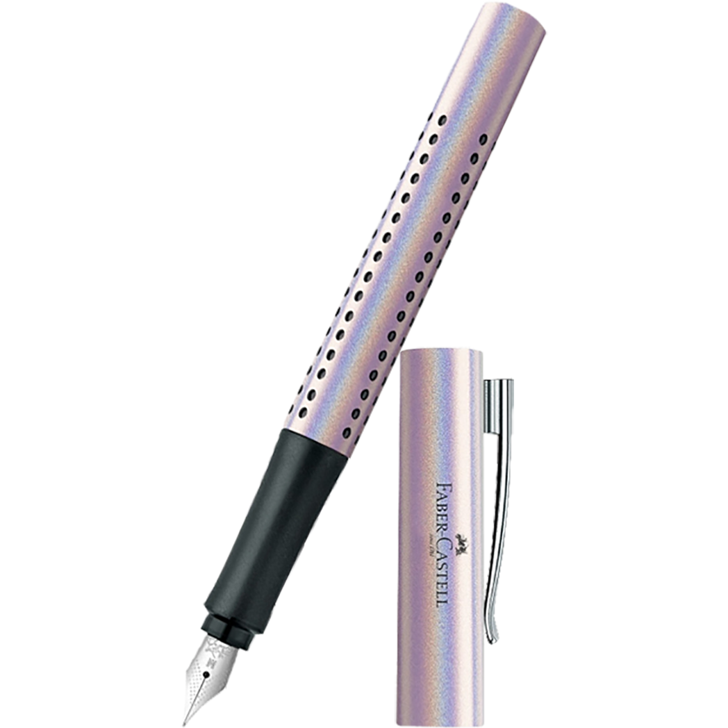 Faber Castell Grip Fountain Pen - Glam Edition - Pearl-Pen Boutique Ltd