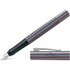 Faber Castell Grip Fountain Pen - Glam Edition - Silver-Pen Boutique Ltd