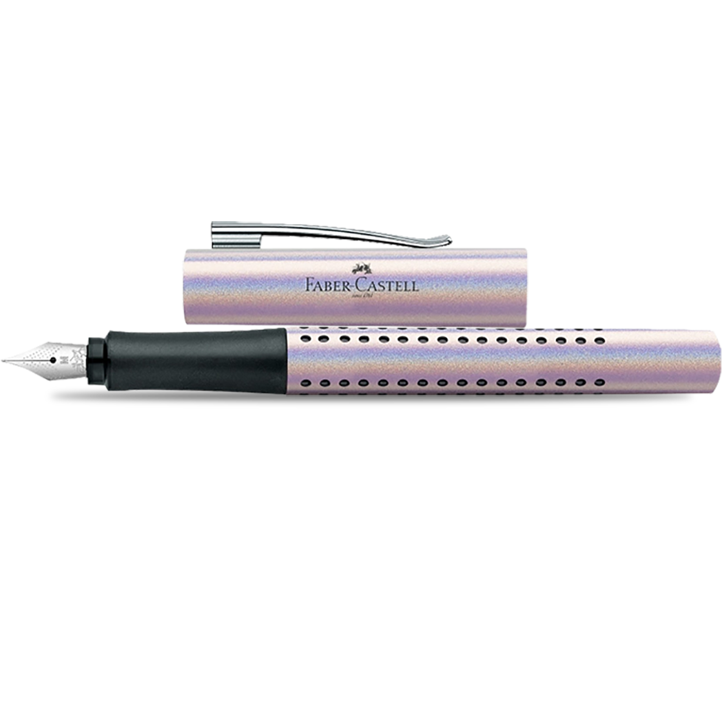 Faber Castell Grip Fountain Pen - Glam Edition - Pearl-Pen Boutique Ltd